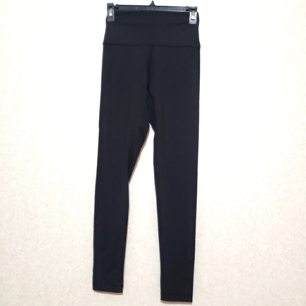WOMEN....PINK Black Leggings SIZE:S